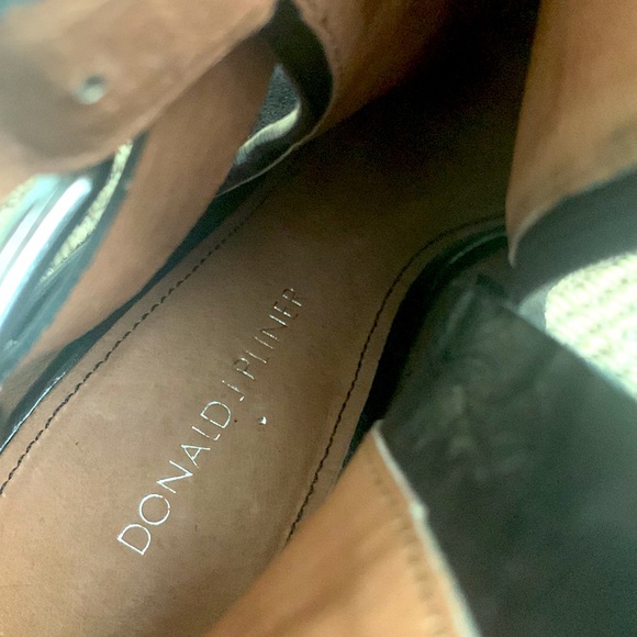 Donald J Pliner Greco Black Open-Toe Bootie - Picture 9 of 12